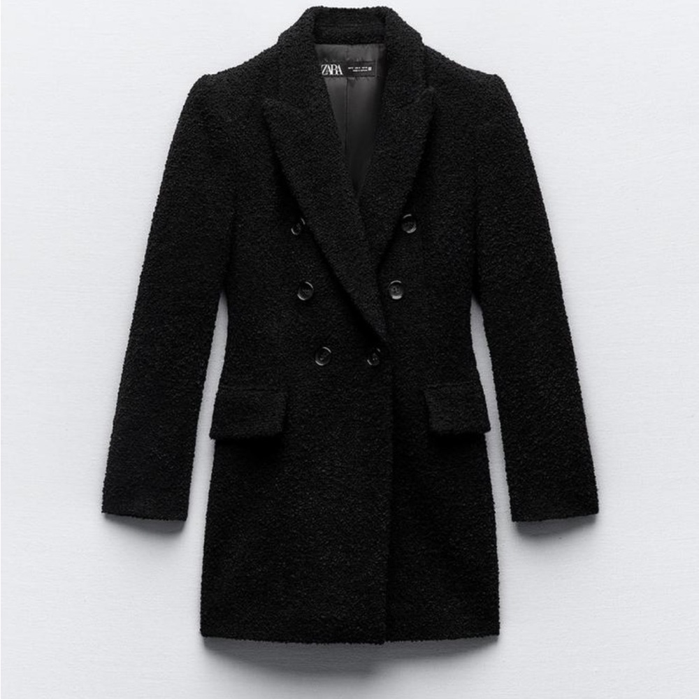 Long Boucle blazer